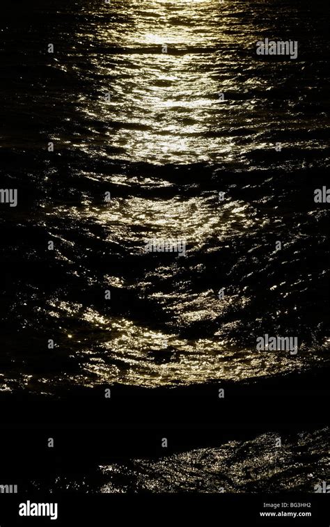 Light On Ocean Waves Stock Photo Alamy