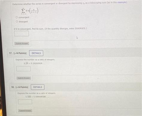 Solved N 19ln N 1n Convergent Divergent If It Is Chegg