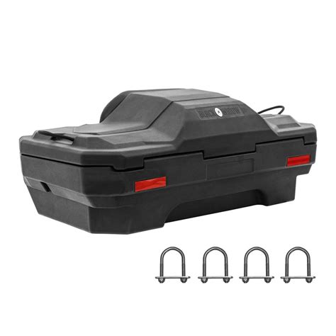 Deluxe Atv Rear Cargo Box Black Widow