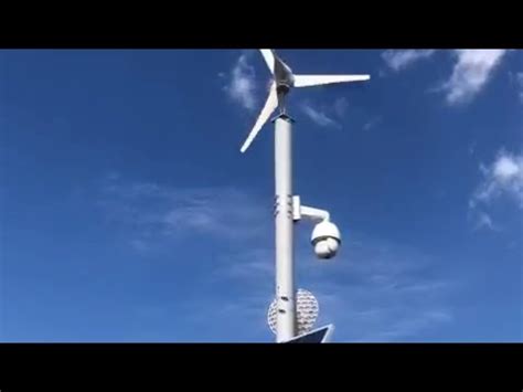 Автономное видеонаблюдение НАДЗОР с ветрогенератором на 400 Вт - YouTube