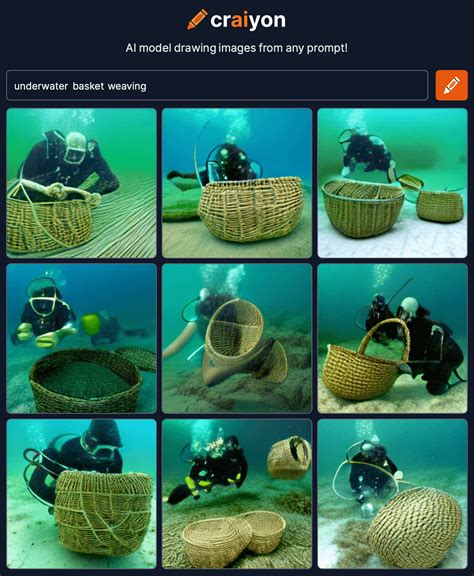 underwater basket weaving : r/weirddalle