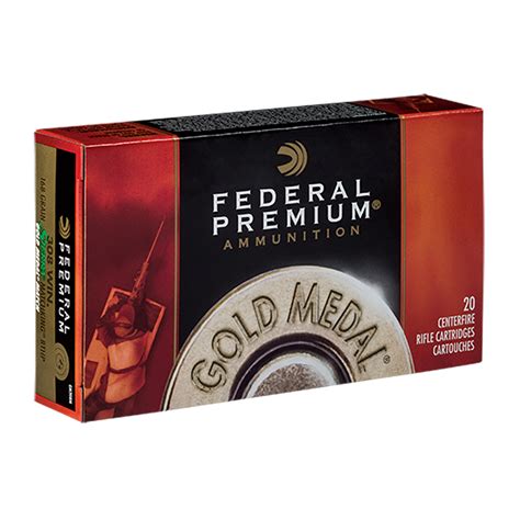 Arsenal Force Federal Premium Gold Medal Match 308 Win 168 Gr BTHP Box 20