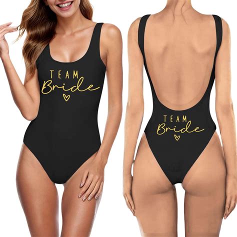 Asfgimuj Womens Swimsuits One Piece Letter Print Swimsuit Sexy Bikini Swimwear Bathing