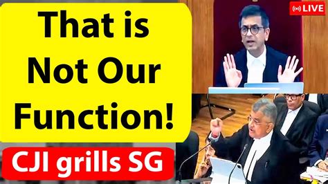 That Is Not Our Function Cji Grills Sg Mehta On Electoral Bonds Youtube