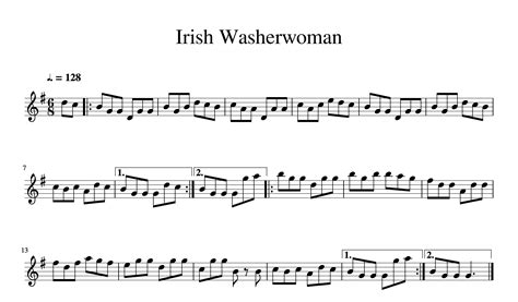 Irish Washerwoman Free Violin Sheet Music — Meadowlark Violin Studio