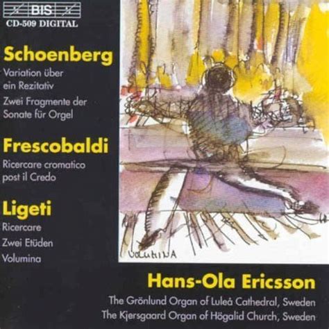 Hans Ola Ericsson Organ Music Music Performance Cd Walmart