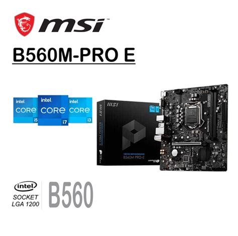 GAMER VISION E.I.R.L. - placa madre msi b560m pro e 911 7d22 016 lga 1200