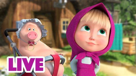 🔴 Live 👧🐻 Masha E O Urso 🐾👽 Confusa 👽🐾 Masha And The Bear Live Youtube