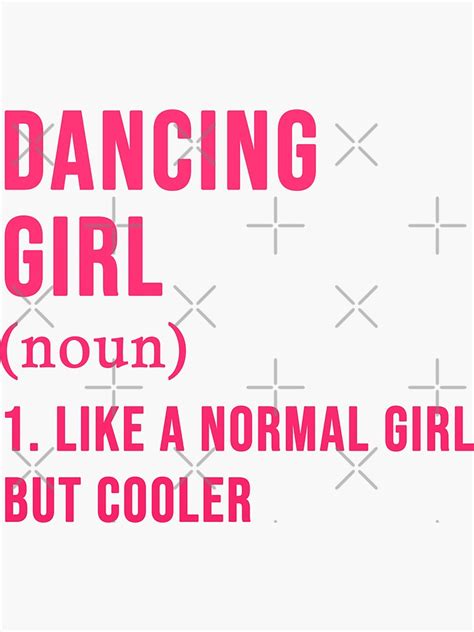 Dancing Girl Funny Definition Dancer Ballerina Birthday Queen