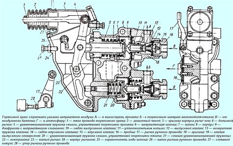 Комбинированный тормозной кран ЗИЛ-131
