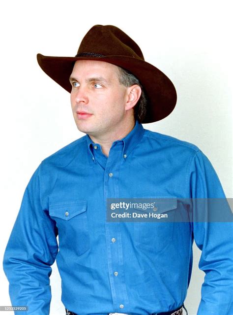 Country Singer Garth Brooks Poses For A Portrait On April 08 1994