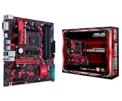 Placa Mãe Asus Ex A320m Gaming Socket Am4 Chipset Amd A320 Pichau