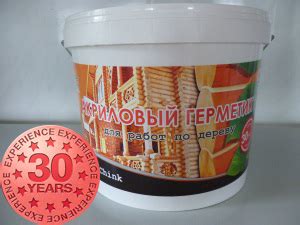 Герметик для деревянного дома Терма-чинк Белый 0,31л