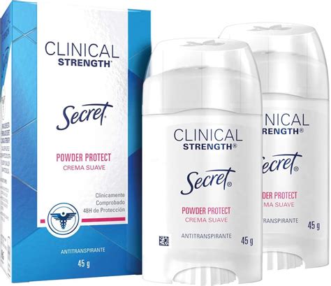 Secret Desodorante Secret Clinical Powder Protect 2 Unidades, 45gr ...