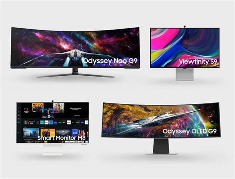 Samsung представила новые мониторы, включая игровой Odyssey Neo G9 ...