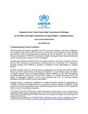 Unhcr Refugee Application Form Pdf Fill And Sign Printable Template