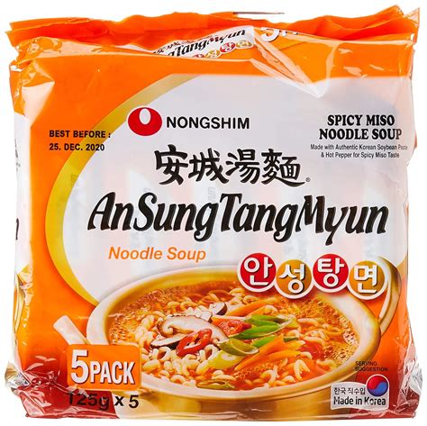 Nong Shim Hot And Spicy Noodle Soup Ansung Tangmyun