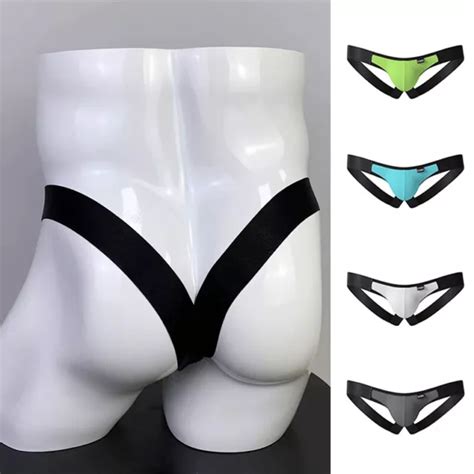 SEXY MEN THONG Jockstrap Panties Low Rise Underwear Underpants G String Lingerie PicClick AU