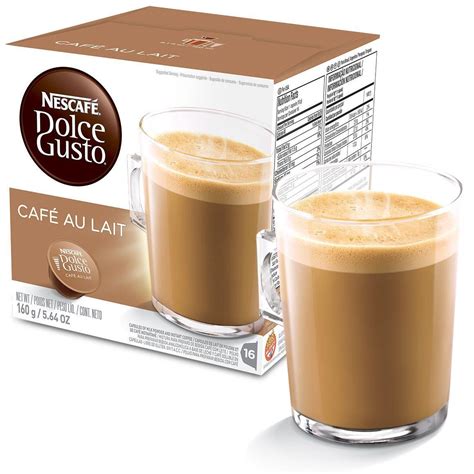 Cápsula Nescafé Dolce Gusto Au Lait 16 Cápsulas Nestlé Cápsula de