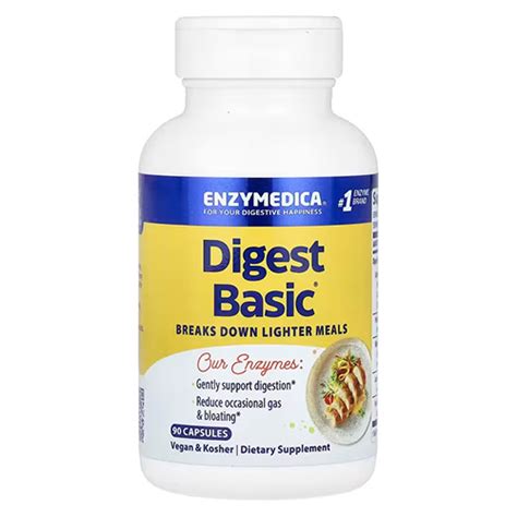 Энзимы Digest Basic 90 капс. Enzymedica
