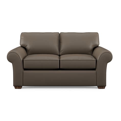 Flexsteel Vail 3305-20 824-74 F Contemporary Loveseat with Rolled Arms ...