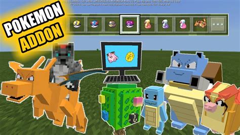 SALIO MOD DE POKÉMON PARA MINECRAFT PE 1 16 Pixelmon Addon Mod para