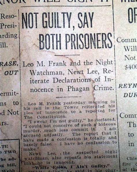 86 best images about Leo Frank Trial - Mary Phagan Murder Case on ...