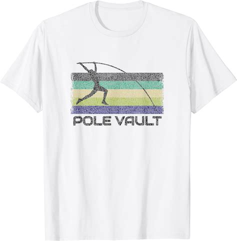 Pole Vault Retro Fun Pole Vaulting Design For Your Vaulter T Shirt