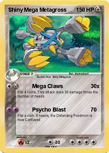 Pokémon Shiny Mega Metagross - Mega Claws - My Pokemon Card