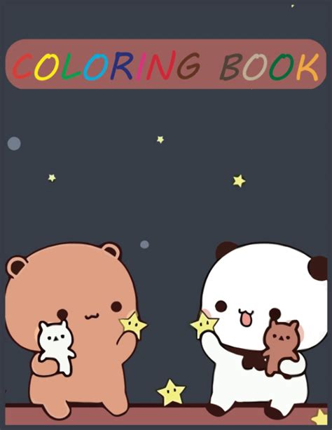 Bubu Dudu Bear and Panda Coloring Book: A Cute Valentine Gift for Kids ...