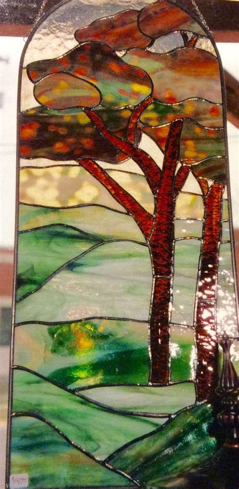 Autumn Trees By Tristans Stained Glass Durango Co Custom Orders