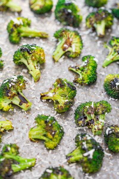 Roasted Balsamic Broccoli With Parmesan Averie Cooks