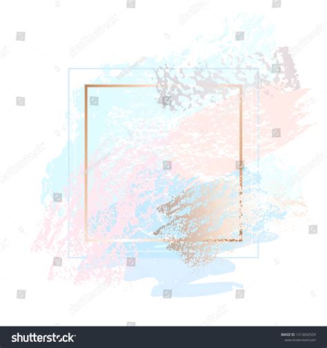 Golden Pink Nude Art Frames Modern Vector De Stock Libre De Regal As Shutterstock