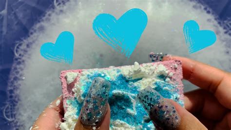 Blue Glittery Cornstarch Gym Chalk Water Crush Youtube