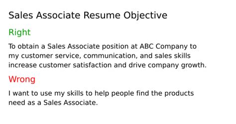 Top Sales Associate Resume Objective Examples Resumecat