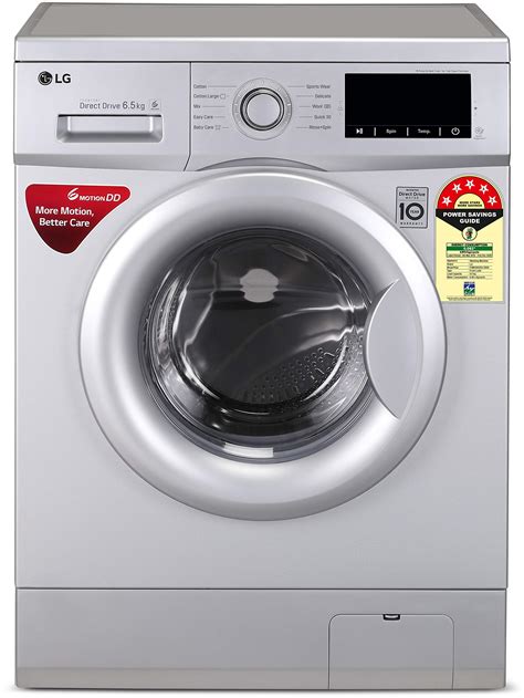 Buy LG 6.5 Kg 5 Star Inverter Fully-Automatic Front Loading Washing ...