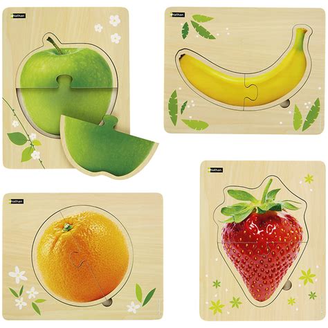 Mes Premiers Fruits Puzzles Moins De Pi Ces Nathan Mat Riel Ducatif