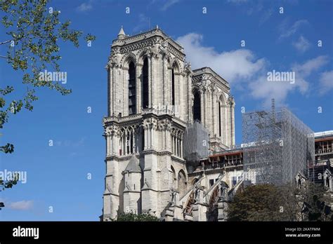 France Paris Notre Dame De Paris Cathedral The Cathedral Was