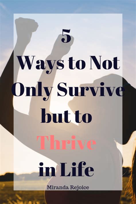 Discover The 5 Ways To Succeed In Life And Thrive Life How Are You