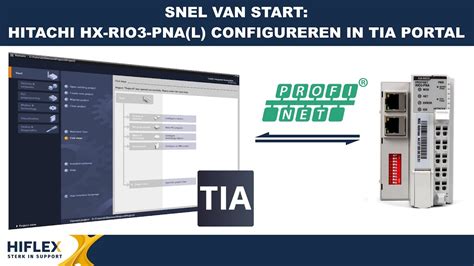 Snel Van Start Hitachi HX RIO3 PNA L Configureren In Siemens TIA