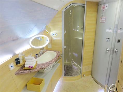 Emirates Airbus A380 First Class Shower