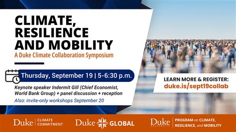 Climate Resilience And Mobility A Duke Climate Collaboration