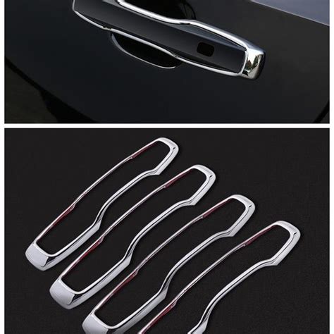 Chrome Door Handle Frame Cover Trims For Volvo XC90 V90 S90 XC60 2018