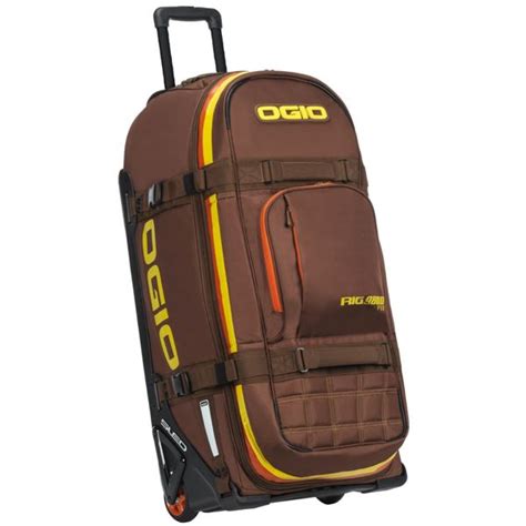 Mala Ogio Rig 9800 Pro Wheeled Bag Stay Classy Marrom Grid Motors