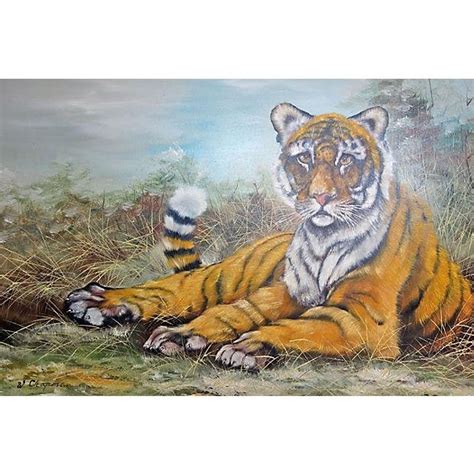 Bengal Tiger Painting | Chairish