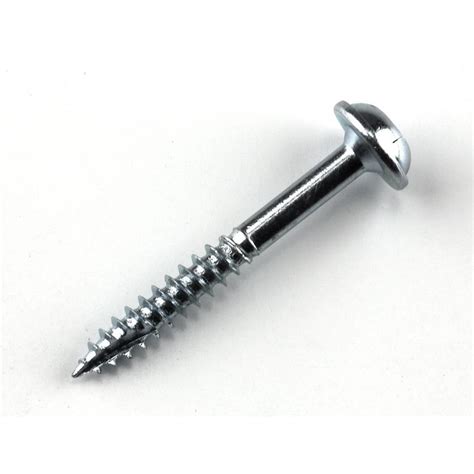 Kreg 8 X 1 14 In Square Drive Round Head Zinc Fine Pocket Hole Screw