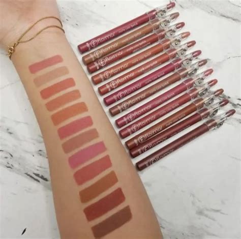 Set Of Pcs Matte Nude Colors Lip Liners Pigmented Lip Pencils Daraz Pk