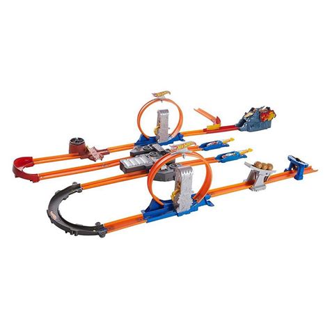 Brinquedo Pista De Corrida Hot Wheels Infantil Track Builder Turbo No Shoptime