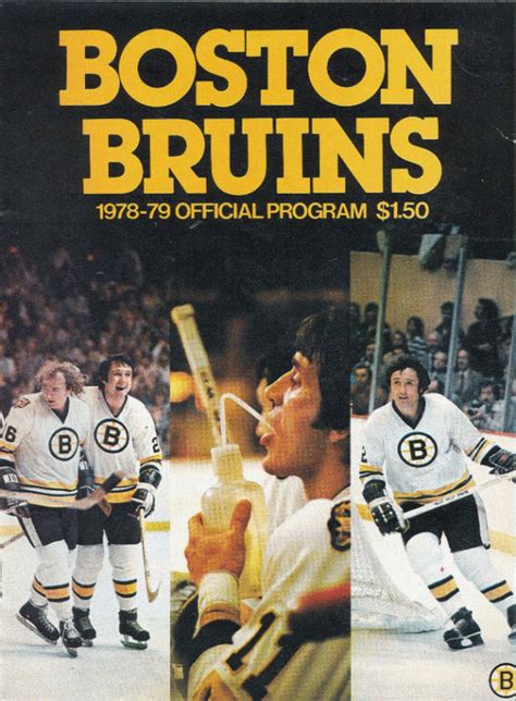 Boston Bruins Program National Hockey League Nhl Chris Creamer