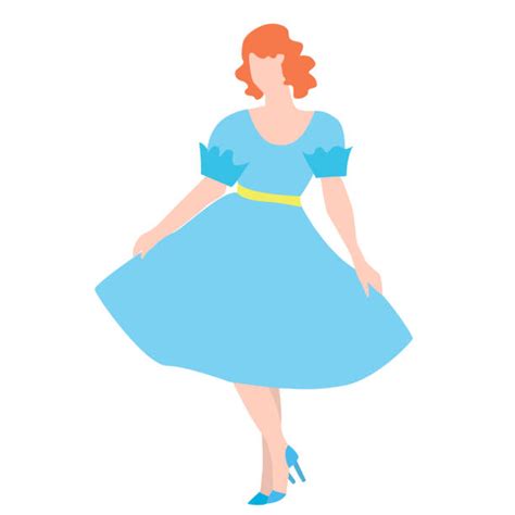 Blue Dress Illustrations Royalty Free Vector Graphics And Clip Art Istock